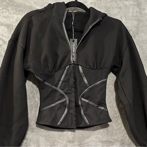 Maniere De Voir Jogger Corset Hoodie